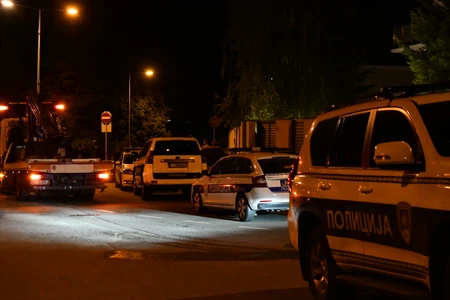 Policija na mestu gde je prijavljena pucnjava