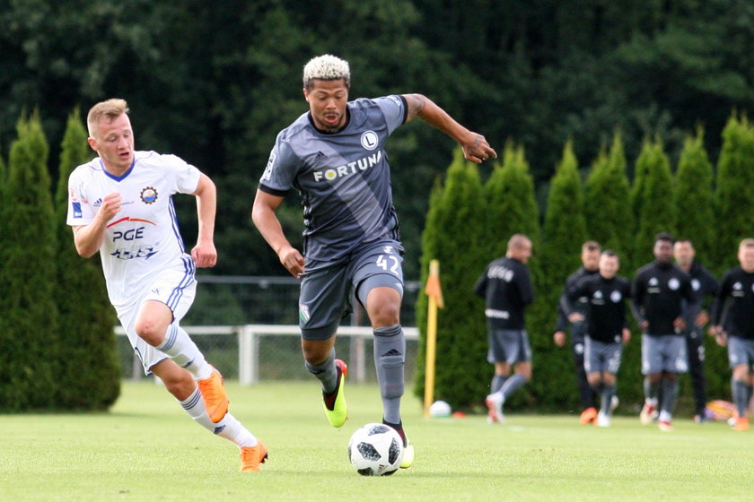 Pilka nozna. Sparing. Legia Warszawa - Gornik Leczna. 30.06.2018