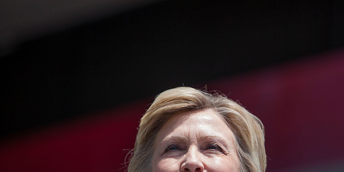 Presumptive Democratic presidential nominee Hillary Clinton.