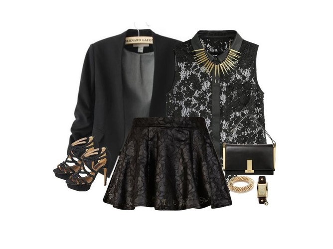 Jesienne stylizacje z czernią w roli głównej - propozycje Domodi.pl