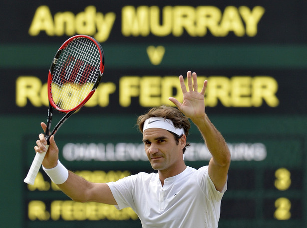 Wimbledon: Federer pokonał Murray'a i awansował do finału