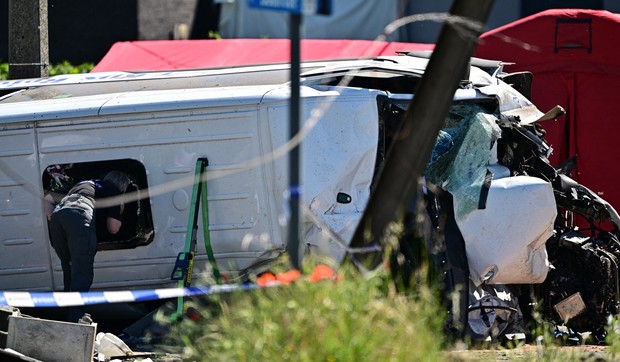Sudar voza i školskog minibusa u Belgiji
