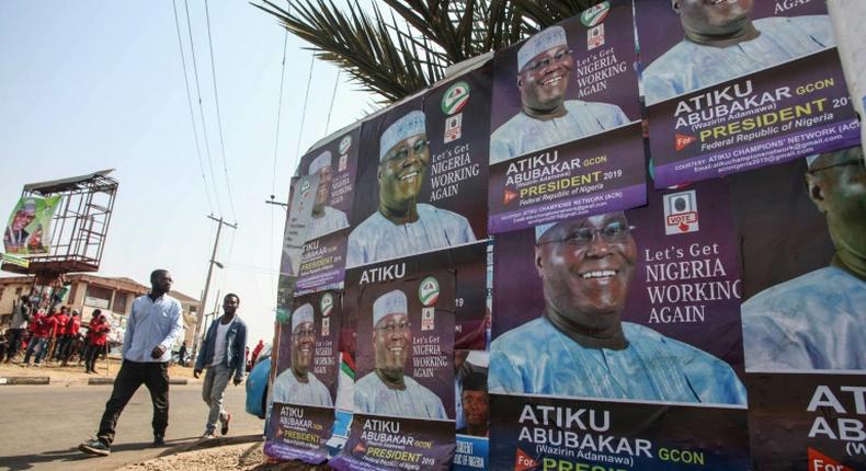 Nigerian opposition candidate Atiku Abubakar of the People's Democratic Party (PDP) is one of the top candidates hoping to be elected president in the February 16 election.