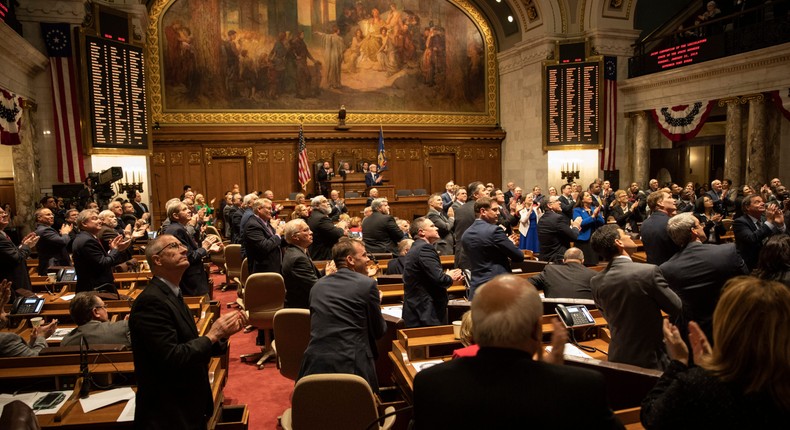 Democrats are working to make gains in the Wisconsin legislature in 2024.AP Photo/Andy Manis