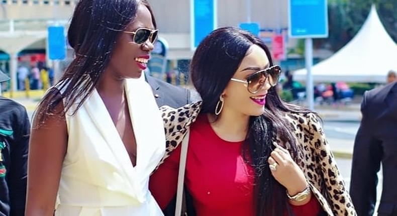 Zari Hassan with Akothee (Instagram)