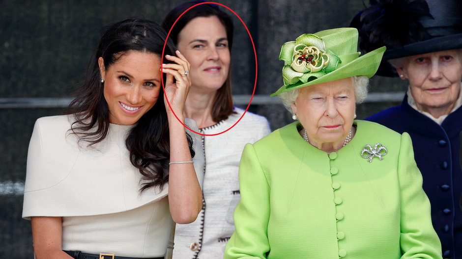 Meghan Markle, Samantha Cohen i Elżbieta II