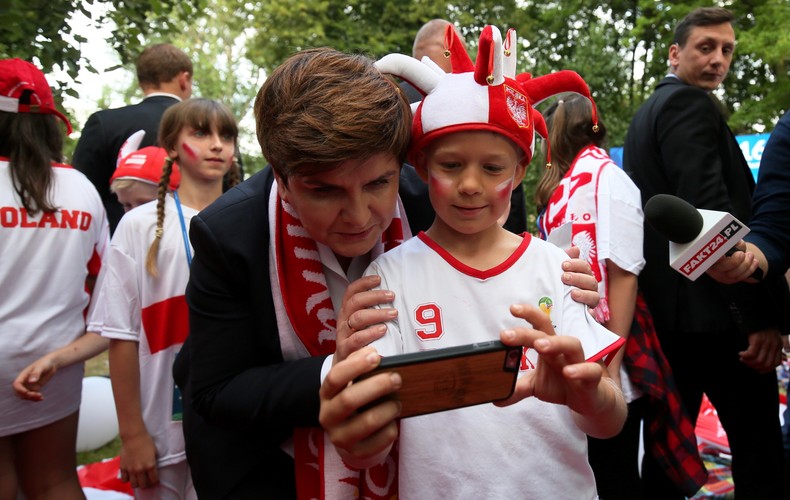 PREMIER SZYDŁO I MINISTROWIE TEŻ KIBICOWALI