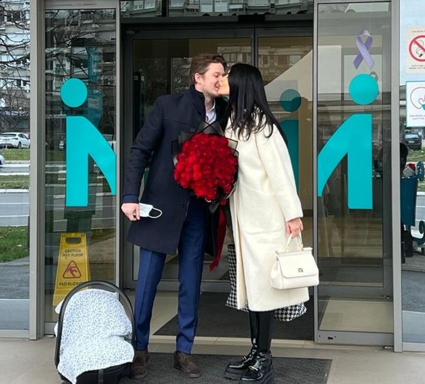 Dejana Živković sa mužem