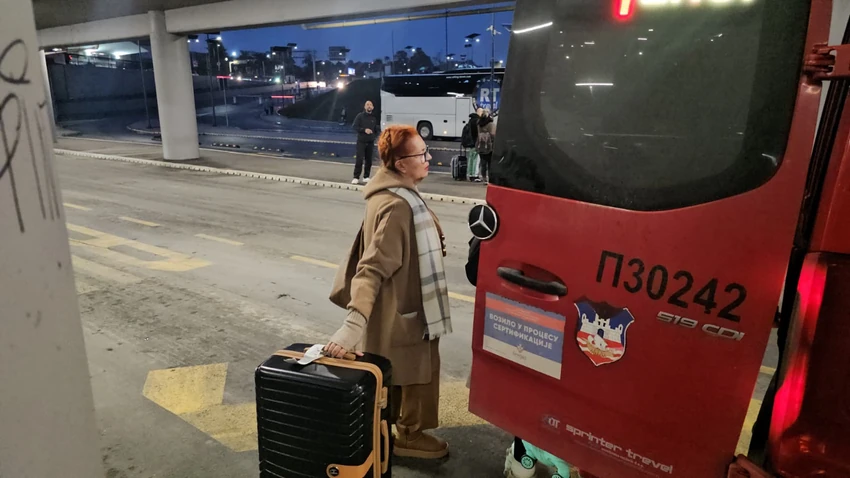 Tanja Bošković na aerodromu