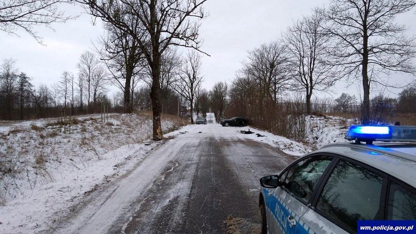 Tragiczny wypadek pod Gołdapią. Matka zginęła na oczach syna