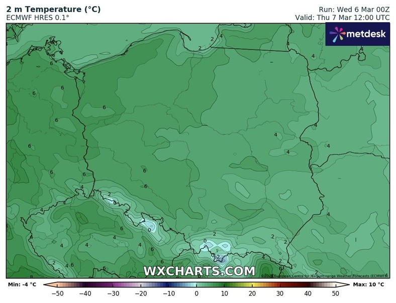 Na Podhalu temperatura nawet w pełni dnia może nie przekroczyć 0 st. C