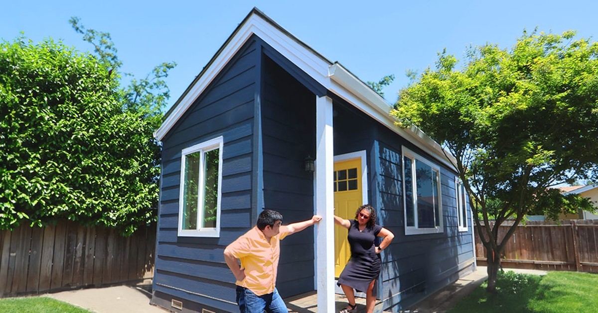 Three Californians got $40,000 to build tiny homes in their backyards ...