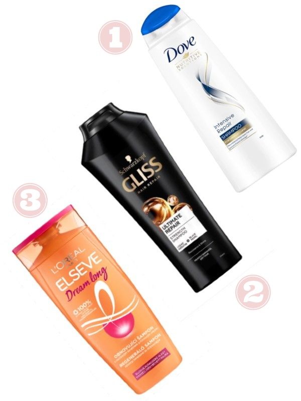 1. Intensive Repair sampon DOVE 1569 Ft/400 ml (3,92 Ft/1 ml) az Emag üzleteiben és online, GLAMOUR kuponnal, 30% kedvezménnyel 1098,3 Ft 2. Ultimate Repair GLISS 1759 Ft/400 ml (4,39 Ft/1 ml) az Emag üzleteiben és online, GLAMOUR kuponnal, 25% kedvezménnyel 1319,25 Ft 3. Elseve Dream Long regeneráló sampon L'ORÉAL PARIS 1899 Ft/400 ml (4,74 Ft/1 ml) az Emag üzleteiben és online, GLAMOUR kuponnal, 33% kedvezménnyel 1272,33 Ft