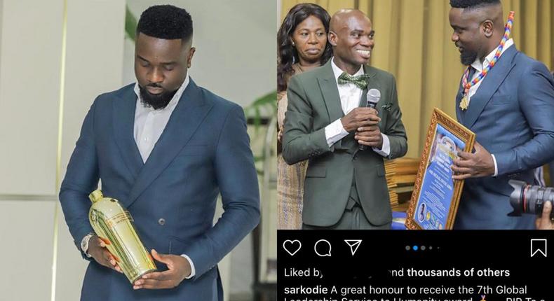 Sarkodie breaks silence fake UN Award