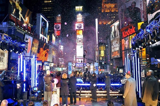 Sylwester 2009 03 Nowy York Times Square