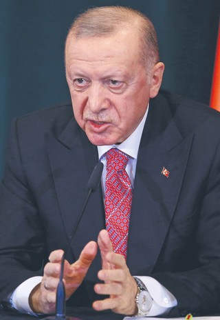 Prezydent Turcji Recep Tayyip Erdoğan