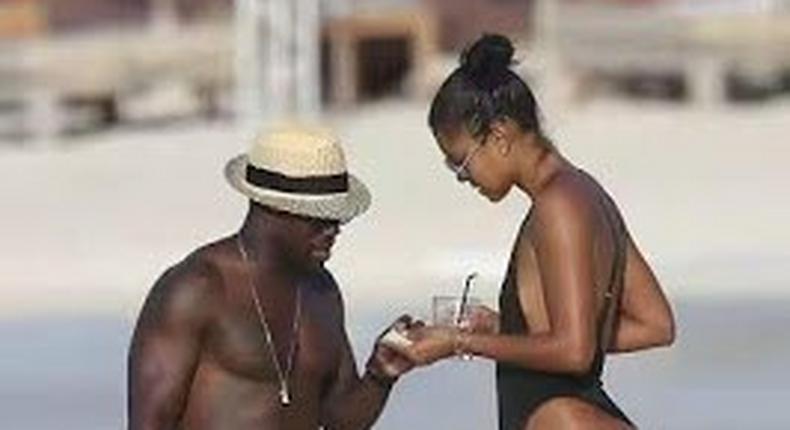 Comedian and his wife, Eniko are in St Bart for their honeymoon