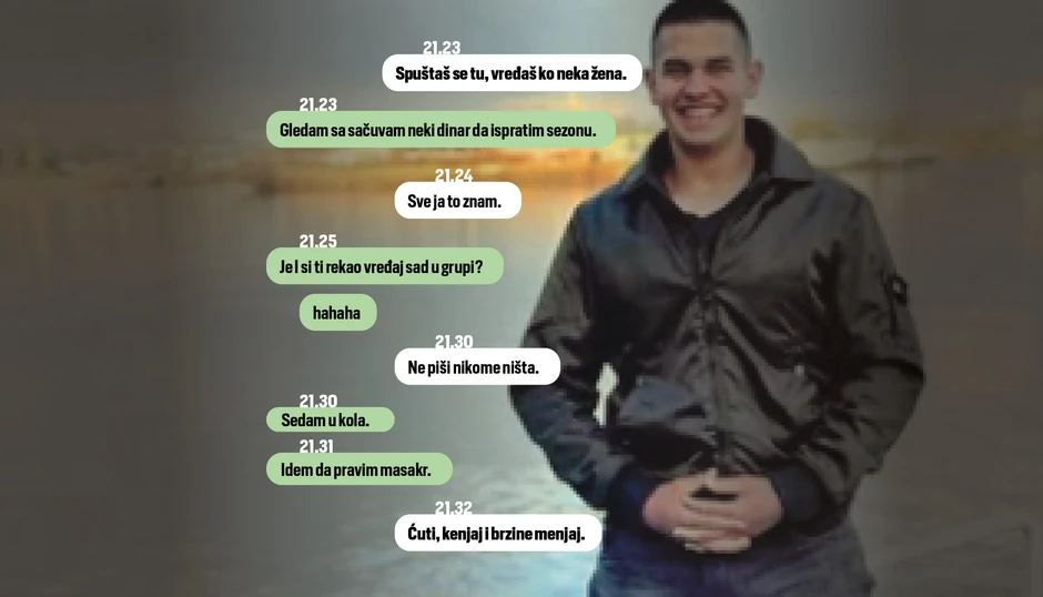 Poruke Uroša Blažića i Viktora Đorđevića pred masakr