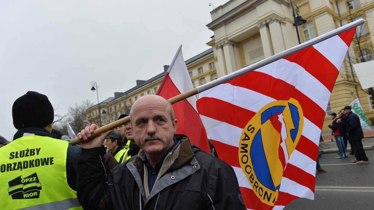 WARSZAWA PROTEST ROLNIKÓW