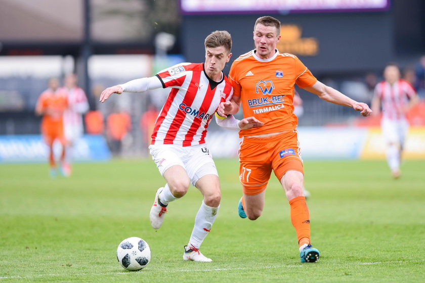 Pilka nozna. Ekstraklasa. Lechia Gdansk - Cracovia. 23.04.2018