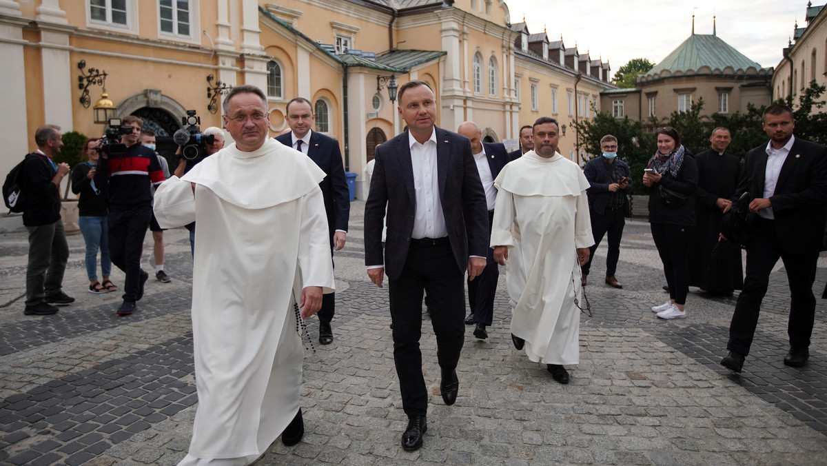 Wybory 2020. Andrzej Duda odwiedził Jasną Górę po ogłoszeniu wyników