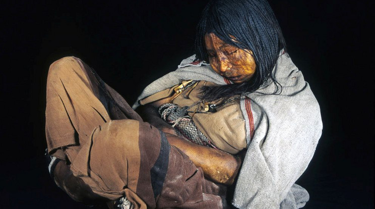 A mongol asszony  nem maradt fent olyan jó állapotban, mint ez a dél-amerikai múmia / Fotó: Northfoto