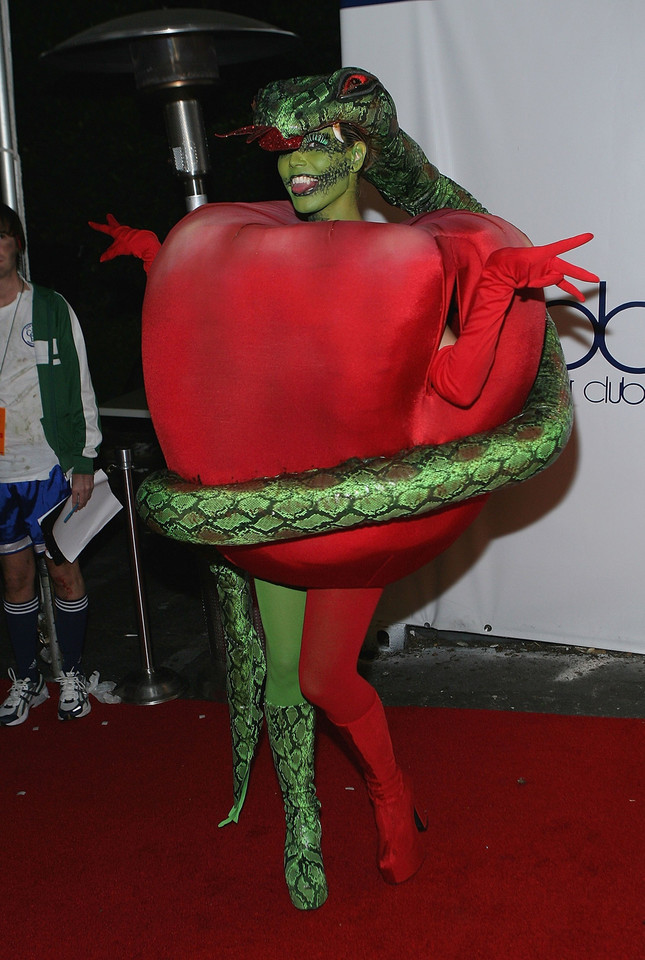 Heidi Klum na imprezie halloweenowej 2006