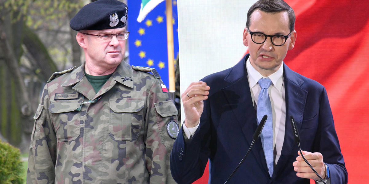 Gen. Skrzypczak ostro o słowach Morawieckiego: "To granie w drużynie Putina".