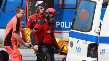 Wypadek na Rysach. 19-latek spadł w 100-metrową przepaść