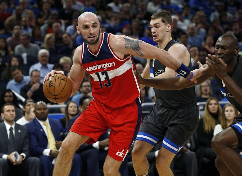 Płaczące dziecko zmotywowało Gortata. Washington Wizards pokonali New York Knicks 119:112