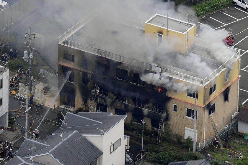 Podpalenie japońskiego studia animacji Kyoto Animation Studio