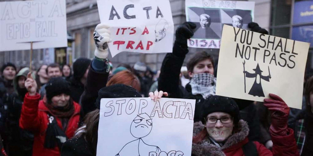 Wściekli się. protest przeciwko tuskowi