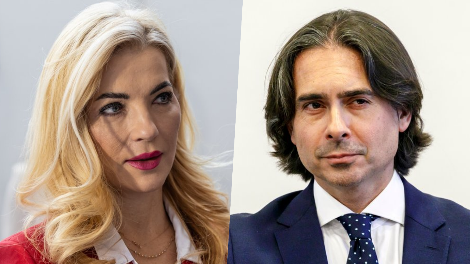 Ministerka kultúry Martina Šimkovičová a bývalý riaditeľ SND Matej Drlička.