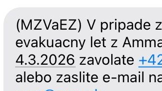 Diplomat Ivan novotný upozornil na chybu v SMSke od ministerstva zahraničných vecí. 