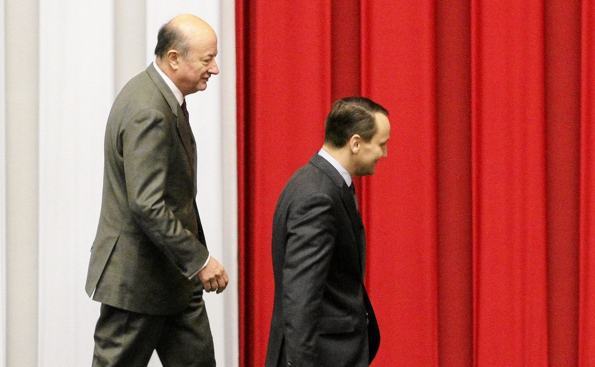 Jacek Rostowski i Radosław Sikorski