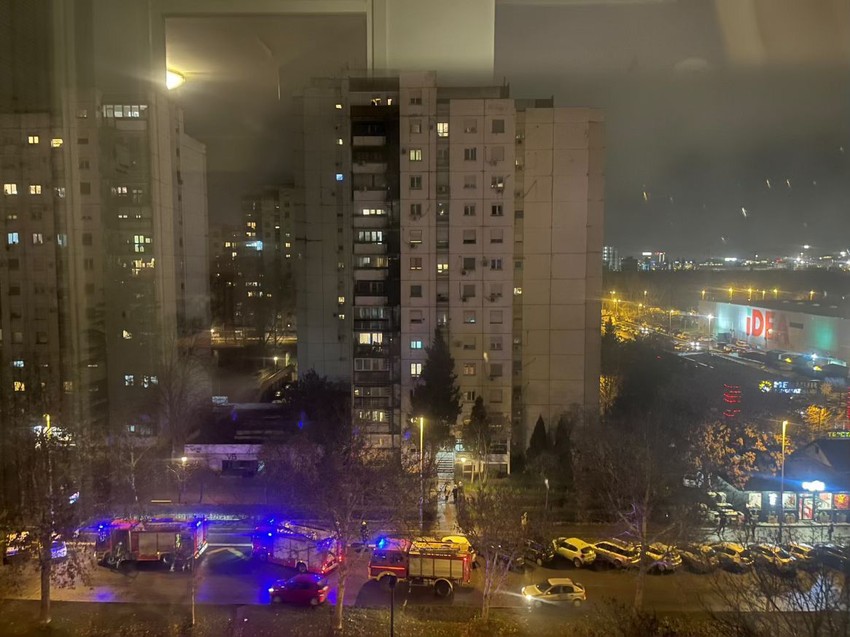 Požar na Novom Beogradu