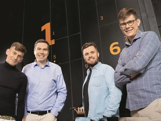 Od prawej: Przemysław Siemaszko, Daniel Zawadzki, Mateusz Kamola i Michał Łowigus. Twórcy GGPredict chcą, aby ich wirtualny trener e-sportowy stał się globalnym standardem dla graczy CS:GO 