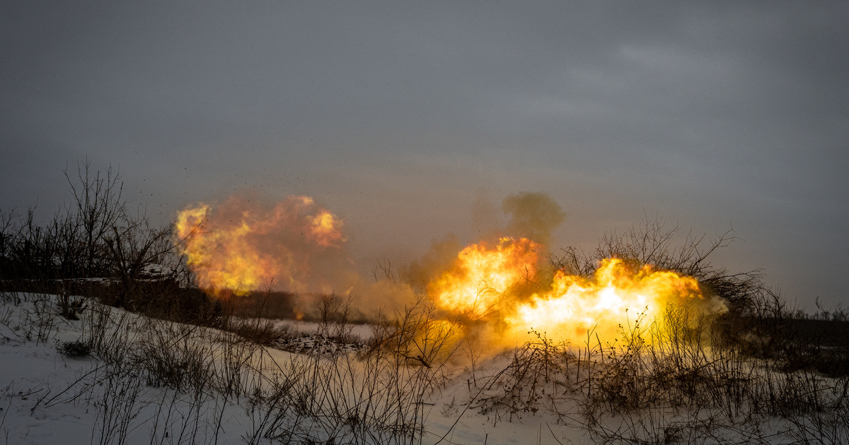 El fuego de artillería derrite la nieve.  Los rusos avanzan.  Resumen de Ucrania
