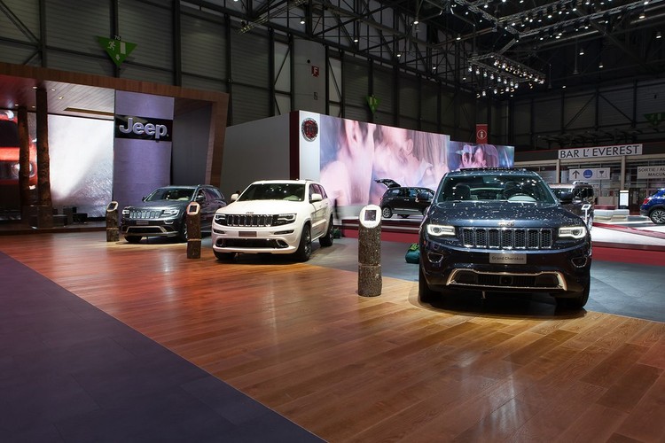 Stoisko Jeepa w Genewie