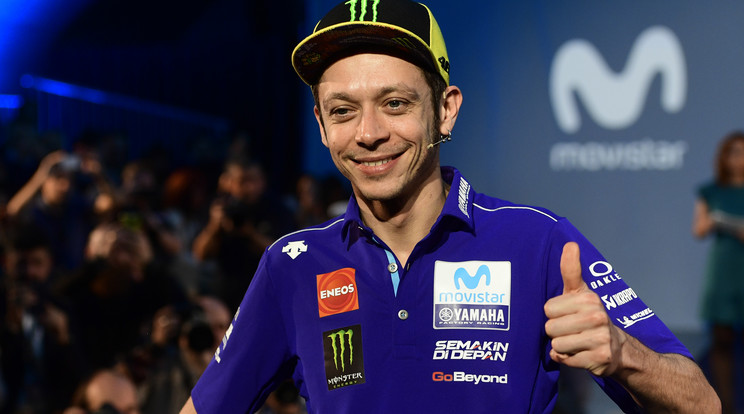 Rossi két évvel meghosszabbította szerződését, tovább motorozik /Fotó: AFP