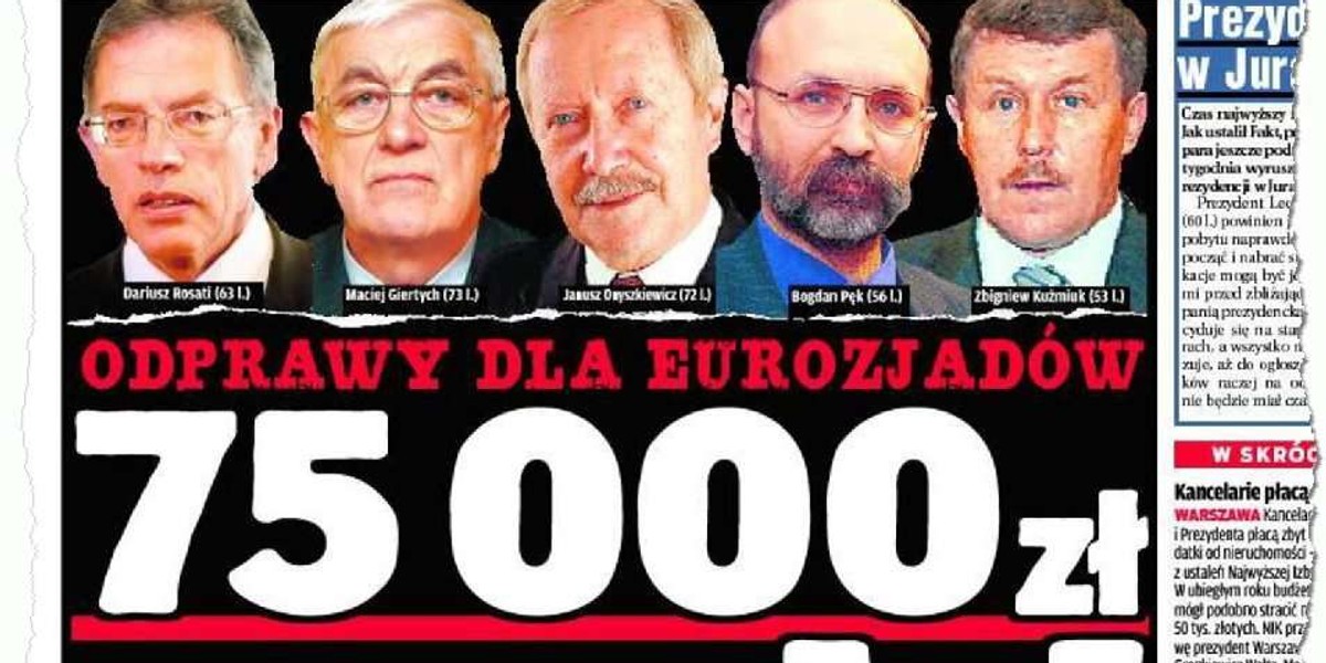 75 000 zł! Odprawa eurozjadów