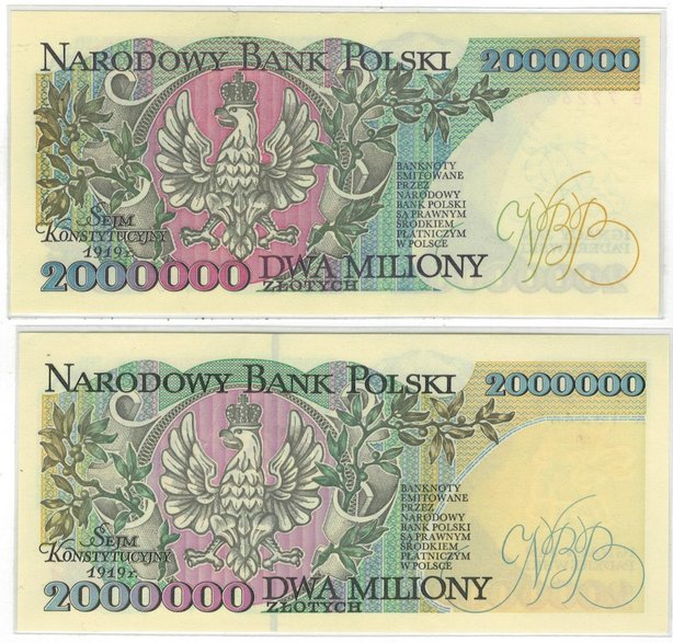 Polskie historyczne banknoty - autor: zbiory Justyny i Damiana Okrętów