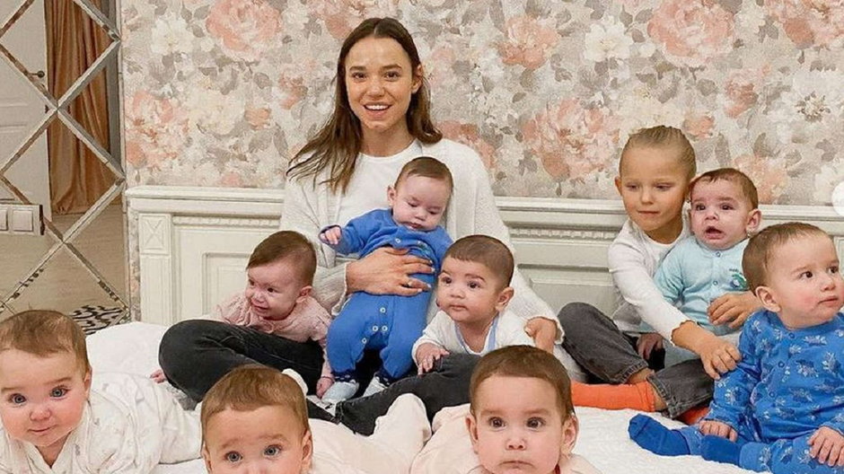 Kristina z dziećmi