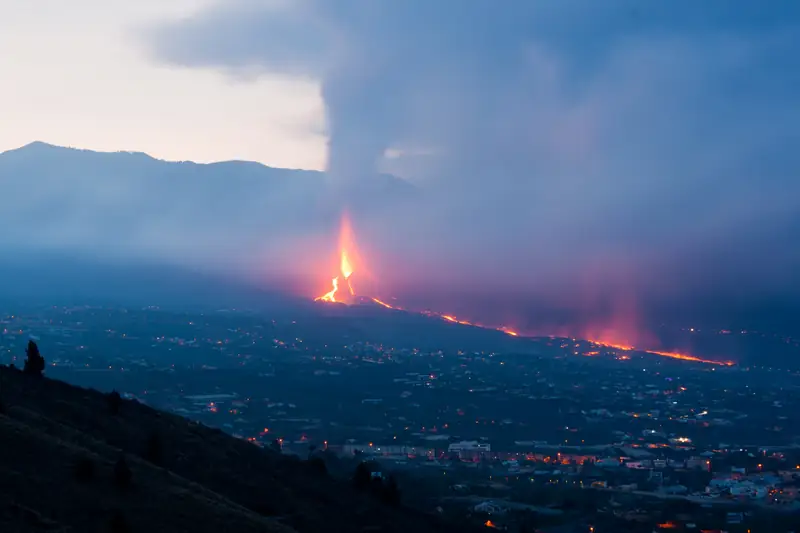 Wulkan Cumbre Vieja na wyspie La Palma