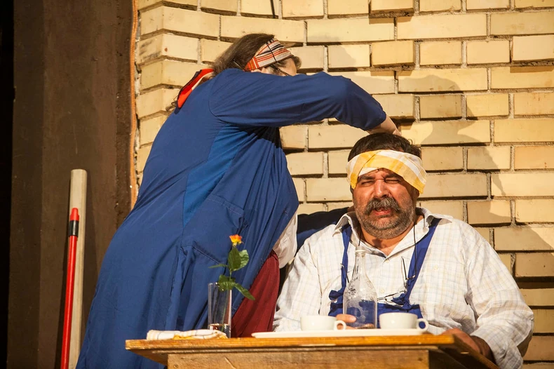 Keva i Stole: Nada Sekulić i Miloš Samolov u predstavi "Majstori, majstori"