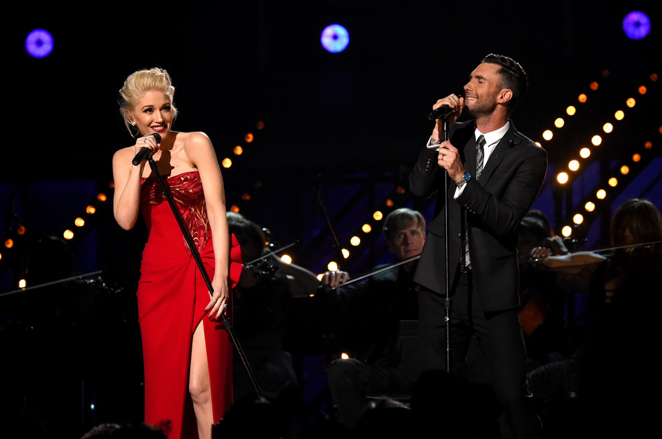 Gwen Stefani i Adam Levine na Grammy 2015