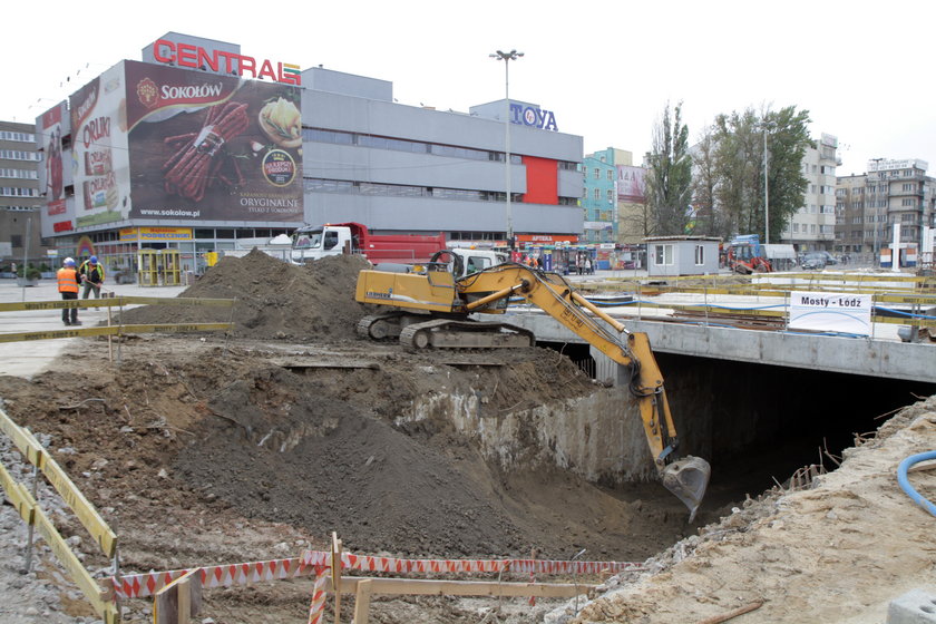 budowa tunelu na trasie wz w Łodzi