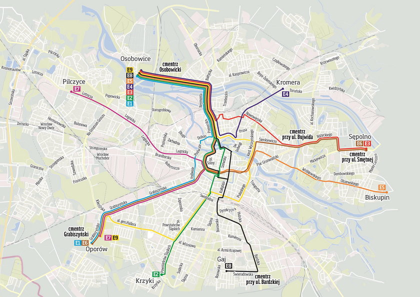 Dodatkowe tramwaje 1 listopada