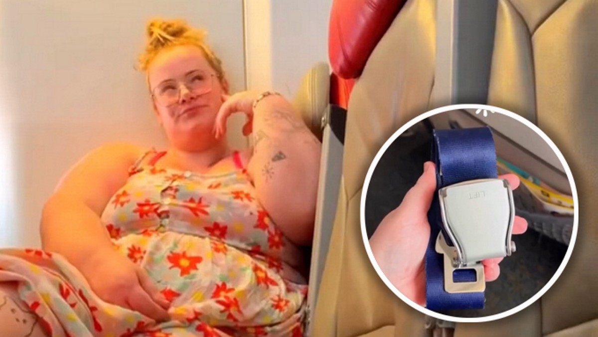 Influencerka plus size pokazała, jak naprawdę wygląda lot samolotem. "Nie potrzebuję dwóch miejsc"