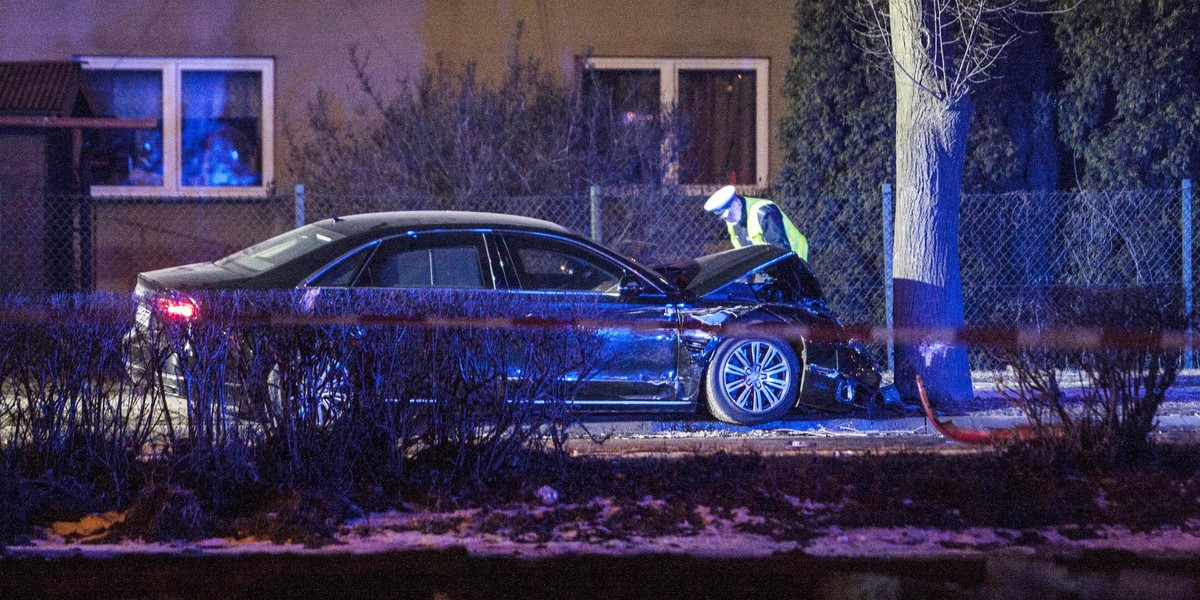 Kłopoty z czarną skrzynką rozbitego audi